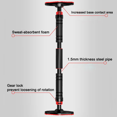 400kg Adjustable Door Horizontal Bars Exercise Home Workout Gym Chin Up Training Pull Up Bar Sport Fitness Equipments