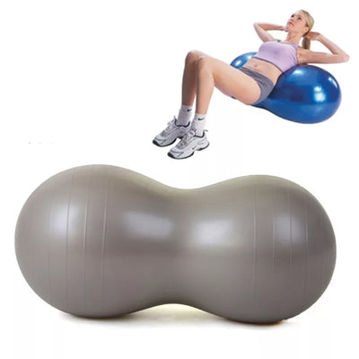 Anti-Burst Peanut Yoga Ball for Home Exercise Equipment Sports Gym,Yoga Fitness Pilates Trainning